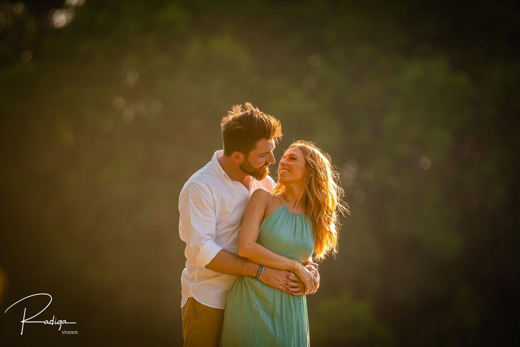 Preboda entre girasoles y campos de lavanda
