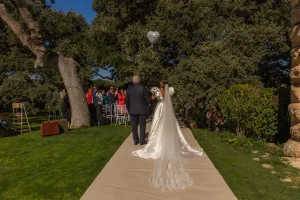 Boda en la encina milenaria de Arzuaga